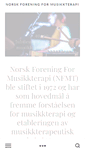 Mobile Screenshot of musikkterapi.no